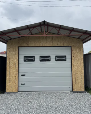 Гаражные ворота в цвет кровли от Pro Garage