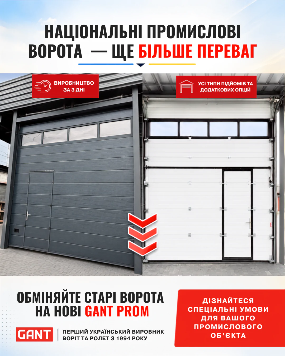Національні промислові ворота – це можливість вигідного оновлення